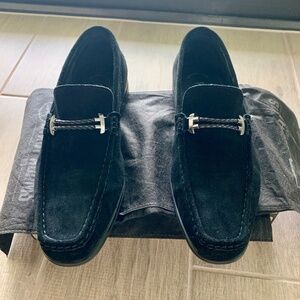 Stacy Adams Men's Nesbit Moc-Toe Slip-On Suede Loafers 10US 43EU MINT